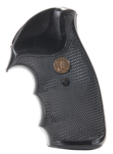 Pachmayr 02521 Gripper Grip Checkered Black Rubber with Finger Grooves for Charter Arms