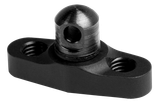 GrovTec US Inc GTSW111 Flanged Stud Mount KeyMod Black Anodized 6061 Aluminum