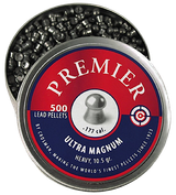 Crosman LUM77 Premier Ultra Magnum 177 Lead Domed Heavy Pellet 500/Tin