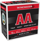 Winchester Ammo AA1285 AA Light Target 12Gauge 2.75" 1 1/8oz 8.5Shot 25 Per Box/10 Case