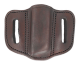 1791 Gunleather MAG12SBRA MAG1.2 Single Mag Holster Signature Brown Leather Belt Slide Compatible w/ Double Stack Ambidextrous