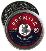 Crosman LDP22 Premier Ultra Magnum 22 Lead Domed Pellet 500/Tin