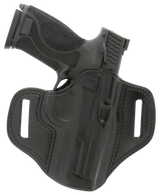 Galco CM226B Combat Master  OWB Black Leather Belt Slide Compatible w/Glock 19/32/36/45/Glock 19X Gen2-5/CZ-P10C Belt 1.75" Wide Right Hand