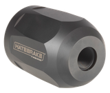 Maxim Defense MXM47707 Hate Brake  Black DLC 17-4 Stainless Steel with 1/2"-28 tpi Threads, 2.40" OAL, 1.50" Diameter & Octagon Shape for 5.56x45mm NATO
