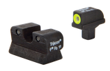 Trijicon 600514 HD Night Sights  Green/Tritium Yellow Outline Front Sight-Green Tritium Black Outline Rear Sight Colt 1911