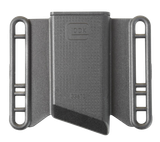 Glock MP033613 Mag Pouch  OWB Black Polymer, Belt Slide Mount Up To 2.25" Wide, Fits Glock 43 Magazines Only