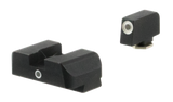 AmeriGlo GL5101 i-Dot Sight  Set for Glock  Green Tritium White Outline Front Sight-Green Tritium Rear Sight