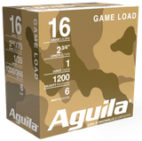Aguila 1CHB1616 Game Load  16Gauge 2.75" 1oz 6Shot 25 Per Box/10 Case