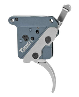 Timney Triggers THEHIT16 Hit Trigger  Curved Trigger with 8 oz Draw Weight & Nickel Finish for Remington 700 Right