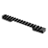 Warne 764220MOA Mountain Tech Tactical Rail Black Anodized Aluminum Browning X-Bolt Long Action, 20 MOA