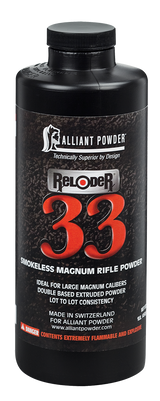 Alliant Powder RELODER33 Rifle Powder Reloder 33 Rifle Multi-Caliber Magnum 1 lb