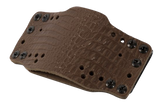 Limbsaver 12522 CrossTech Leather IWB/OWB Dark Brown Leather Belt Clip Ambidextrous