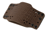 Limbsaver 12522 CrossTech Leather IWB/OWB Dark Brown Leather Belt Clip Ambidextrous