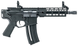 Hammerli Arms 5760507 Tac R1 C 22 LR 20+1 9" Threaded, Black, No Brace, Aluminum Upper & Lower Receivers, Textured Grip, Flip Up Front/Rear Sights