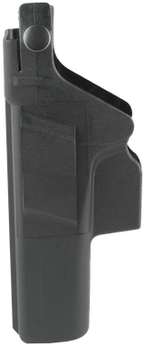 Glock HO17045 Duty  Holster OWB Black Polymer w/Thumb Break Retention Strap, For Use w/Glock 17 Gen3,4&5/22 Gen 3&4 Only/31 Gen3&4, Fits 1.77" (45mm) Belt, Right Hand