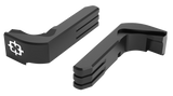 Cross Armory CRGMCBK Mag Catch  Extended Compatible w/Glock Gen1-3/P80 Black Anodized Aluminum