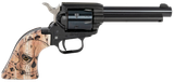 Heritage Mfg RR22B4DMH Rough Rider  22 LR 6 Shot 4.75" Black Oxide Barrel, Cylinder & Frame Dead Man's Hand Ivory Grips