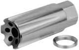 TacFire MZ10209MMSS Linear Compensator Stainless Steel with 1/2"-36 tpi Threads, 2.05" OAL & 0.87" Diameter for 9mm Luger AR-Platform