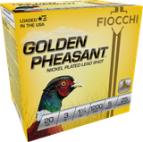 Fiocchi 203GP5 Golden Pheasant Extrema 20Gauge 3" 1 1/4oz 5Shot 25 Per Box/10 Case