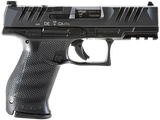 Walther Arms 2854686 PDP  Compact Frame 9mm Luger 10+1 4" Black Steel Barrel, Black Optic Ready/Serrated Steel Slide, Black Polymer Frame w/Picatinny Rail, Textured Polymer Grip, Ambidextrous