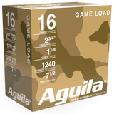 Aguila 1CHB1607 Game Load  16Gauge 2.75" 1 1/8oz 7.5Shot 25 Per Box/10 Case