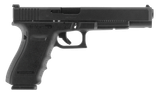 Glock PG4030103MOS G40 Gen4 Competition MOS 10mm Auto 15+1 6.02" Steel Barrel, Matte Black MOS Cut/Serrated Steel Slide, Black Polymer Frame w/Picatinny Rail, Black Interchangeable Backstrap Grip
