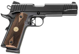 Charles Daly 440213 Superior  45 ACP 10+1 5" Stainless Steel Barrel, Black Serrated Steel Slide, Black Steel Frame w/Beavertail, Walnut Diamond Checkered Grip, ZeroTech Red Dot