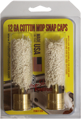 Pro-Shot 12SC Snap Caps  12 Gauge Shotgun #5/16-27 Thread Brass/Cotton Mop 2 Pack