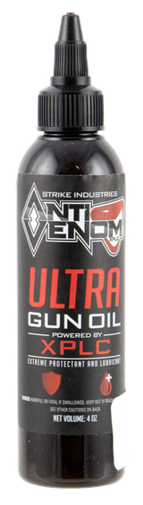 Strike Industries VMULTRA Anti Venom Ultra Gun Oil Lubricates 4 oz Squeeze Bottle