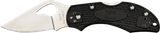 Spyderco BY10PBK2 Byrd Robin 2 Lightweight 2.43" Folding Drop Point Plain 8Cr13MoV SS Blade Black Bi-Directional Texturing FRN Handle Includes Pocket Clip
