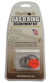 Carlson's Choke Tubes 00066 Gas O-Ring Assortment Kit 12 Gauge 20 Gauge Rubber/Graphite Coated Shotgun