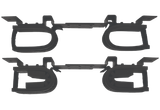 Rugged Gear 10075 Gun Rack Overhead Black Steel Holds 2 Rifle/Shotgun