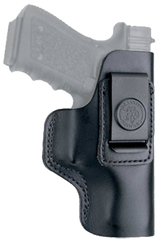 DeSantis Gunhide 031BA77Z0 Insider  IWB Black Leather Belt Clip Fits H&K P2000SK/Springfield XD/XD-E 3.30" Barrel Right Hand