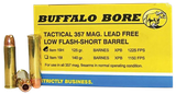 Buffalo Bore Ammunition 19H20 Buffalo-Barnes Strictly Business 357Mag 125gr Barnes VOR-TX XPB Lead Free 20 Per Box/12 Case