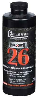 Alliant Powder RELODER26 Rifle Powder Reloder 26 Rifle Multi-Caliber Magnum 1 lb