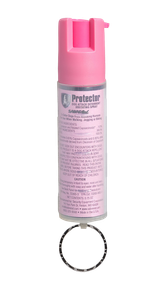 Sabre SRPNBCPKR02 Dog Spray  Capsaicin Range 12 ft 0.75 oz Pink Includes Key Ring