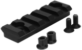 TacFire MAR101 KeyMod Picatinny Rail 2 Inch 5 Slots  Black
