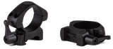 Konus 7410 Steel Rings  Matte Black 30mm Quick Release Medium 0 MOA