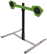 SME SMEHGS Spinning Target  Handgun Steel Black/Green Circle Illustration Impact Enhancement Motion