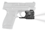 Crimson Trace 0182501 Lightguard  Polymer S&W M&P Shield/Shield Plus/M2.0 Shield, 110 Lumens White LED, Trigger Guard Mount