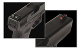 TruGlo TG131S1 Fiber-Optic  Red/Fiber Optic Front Sight-Green/Fiber Optic Rear Sight Sig Sauer P-Series #8 Front/#8 Rear