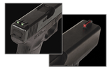 TruGlo TG131S1 Fiber-Optic  Red/Fiber Optic Front Sight-Green/Fiber Optic Rear Sight Sig Sauer P-Series #8 Front/#8 Rear