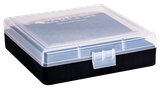 Berry's 87412 Ammo Box  9mm/380ACP Clear/Black Polypropylene 100rd