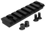 TacFire MAR102 KeyMod Picatinny Rail 3 Inch 7 Slots  Black