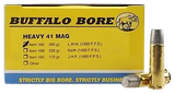 Buffalo Bore Ammunition 16A20 Heavy Strictly Business 41Rem Mag 265gr Hard Cast Lead 20 Per Box/12 Case