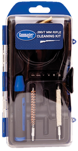 DAC GM7LR GunMaster Cleaning Kit 7mm 280 Cal Rifle Brass Bristles 12 Black/Blue Clamshell Case