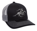 Outdoor Cap WIN46B Winchester Cap Cotton Twill Black/Light Gray Structured OSFA