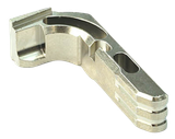 Cross Armory CRGMCSV Mag Catch  Extended Glock Gen1-3/P80 Silver Anodized Aluminum