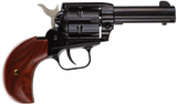 Heritage Mfg RR22MB3BH Rough Rider  22 LR/22 WMR 6 Shot, 3.50" Black Steel Barrel, Cylinder & Zinc Alloy Frame, Cocobolo Bird Head Grip, Hammer/Thumb Safety, Exposed Hammer