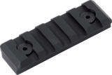 Timber Creek Outdoors M5SPRBL M-LOK 5 Slot Picatinny Rail  Black Anodized